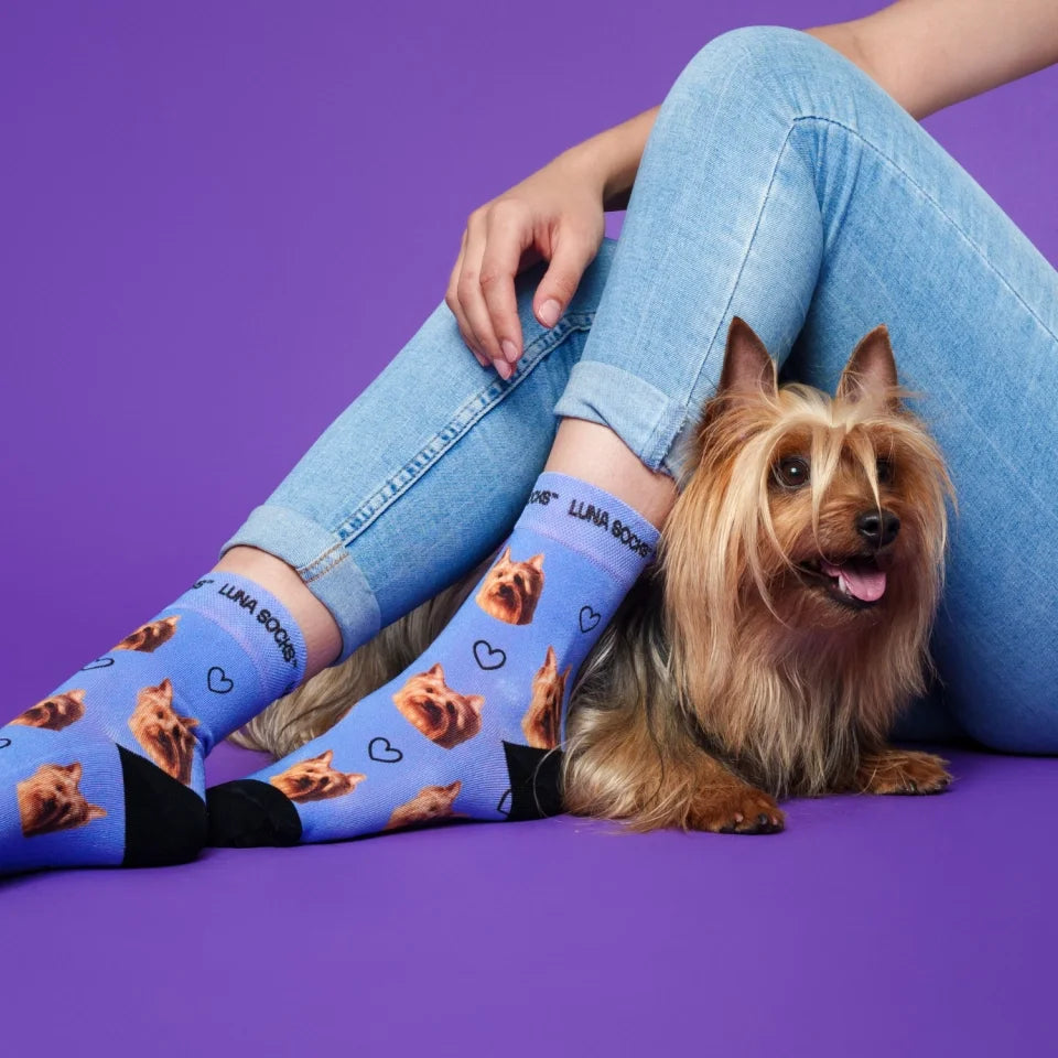 Luna Socks Personalisierte Socken mit Hund 6